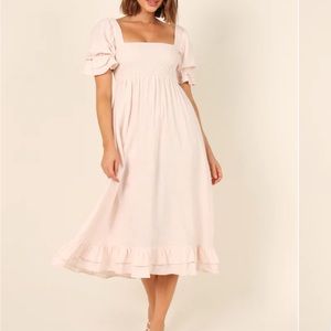 Petal & Pup Pink Midi Dress
